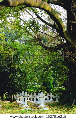 The Christ Cemetery in Thailand