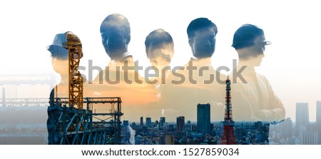 Group of businessperson and engineers. Human resources. Royalty-Free Stock Photo #1527859034