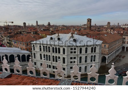 View from the top of the Palace called Fondaco dei Tedeschi 