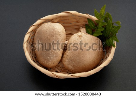This is a picture of Shiitake mushrooms