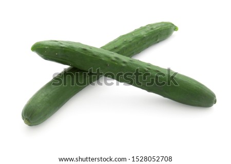 This is a picture of 2 Cucumbers.