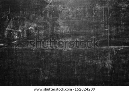 old black blank chalkboard for background