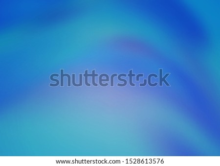 Light BLUE vector blurred shine abstract background. Glitter abstract illustration with an elegant design. Brand new design for your business.