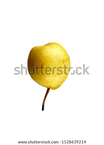 Fresh pears isolated from a white background.