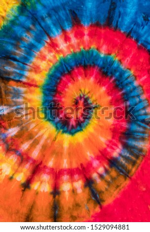 Colorful Abstract Psychedelic 
Tie Dye Swirl Design 