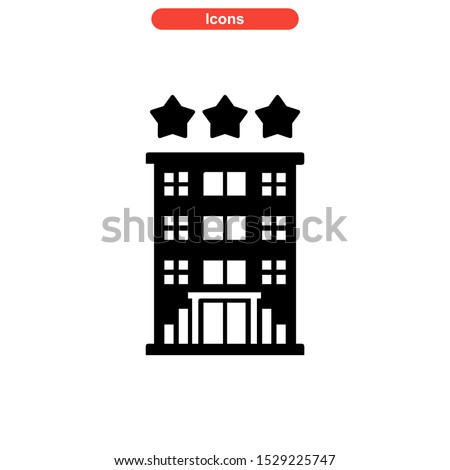 lodging icon isolated sign symbol vector illustration - high quality black style vector icons
