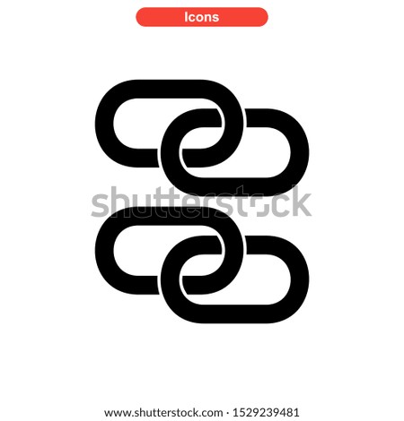 chain icon isolated sign symbol vector illustration - high quality black style vector icons
