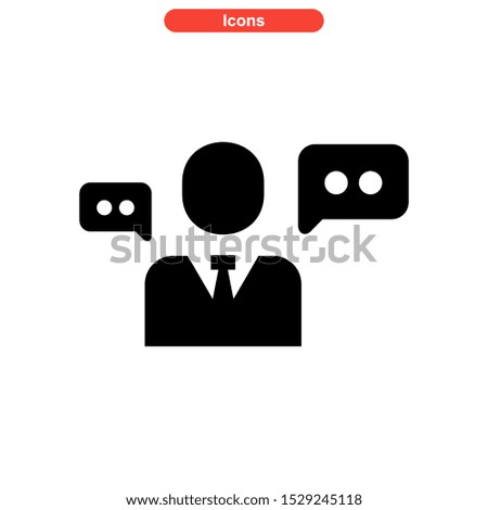 live chat icon isolated sign symbol vector illustration - high quality black style vector icons
