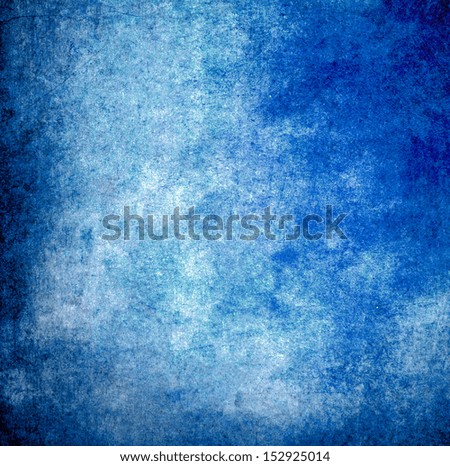 Blue blue paint wall background or texture