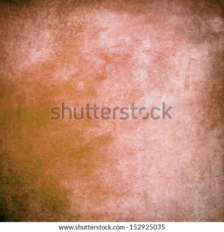 Orange blue paint wall background or texture