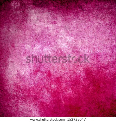 Pink grunge paint wall background or texture 