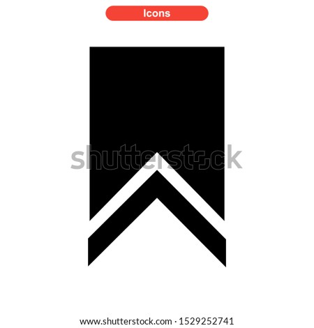 bookmark icon isolated sign symbol vector illustration - high quality black style vector icons
