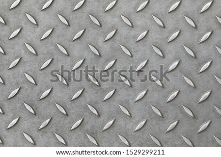 Metallic texture belonging to some street furniture. Worn metal texture with detail. Metal stamping texture. grey metal Background. Seamless pattern for construction, building material design