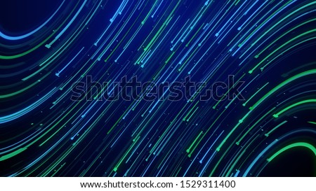 high speed line abstract technology background digital fiber hi tech concept Royalty-Free Stock Photo #1529311400