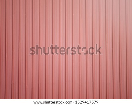 Galvanised iron wall of red brown background, texture of galvanised steel wall plate