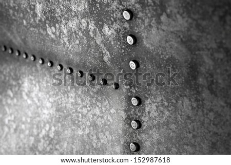 Abstract steel background closeup photo