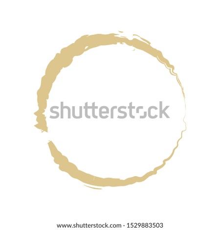 Coffee or tea stains - modern vector isolated clip art on white background. Splashes of cups, mugs and drops. Use this high quality set for your menu, bar, cafe, restaurant