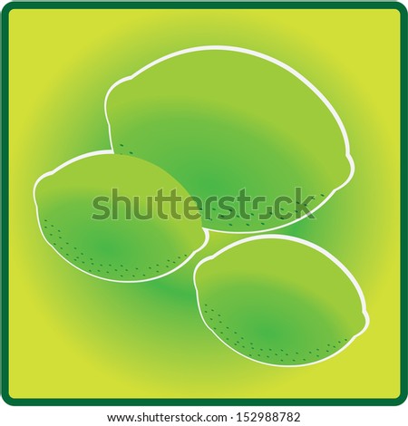 lemon fruit on special green background