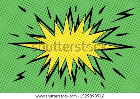 Vector background in comic book style with copy space