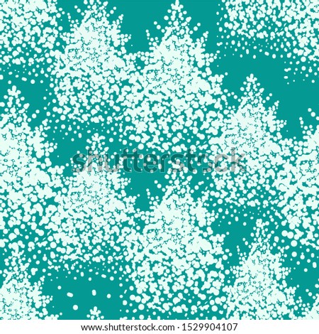 Christmas decoration.  Seamless winter pattern with  trees .  Vector illustration