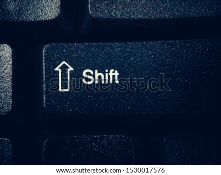 keyboard keys that focus taking on the "Shift" key are suitable for background presentations