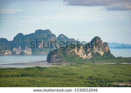 Phang Nga Tropical island in Thailand, National park