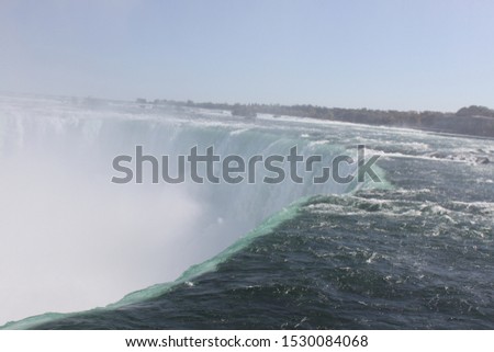 View of the horseshoe Niagara Falls