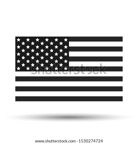 Flag icon. Graphic template. Vector illustration.