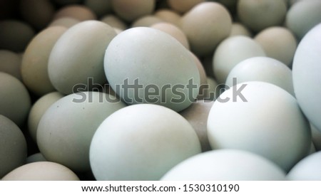 Salted duck eggs typical of Indonesia