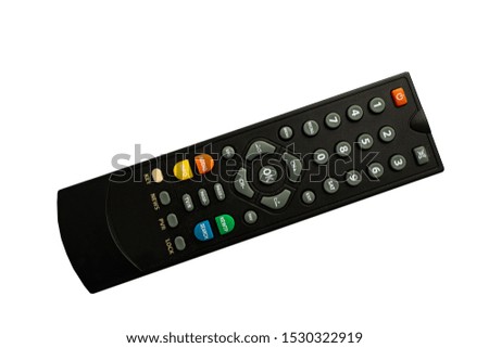 A Remote control TV isolated on white background