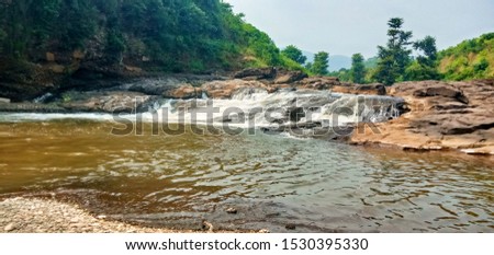 Beautiful river picture. Nature river images.river in forest