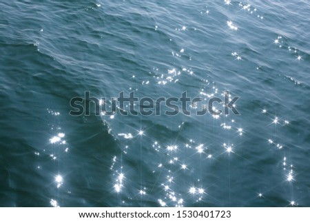sparkles on a sea abstract background