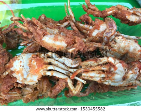 Delicious Crunchy Baby Crab at Thai Food Festival