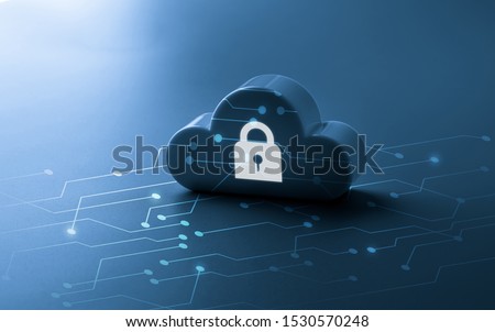 Cloud technology icon for online shopping global business concept Royalty-Free Stock Photo #1530570248