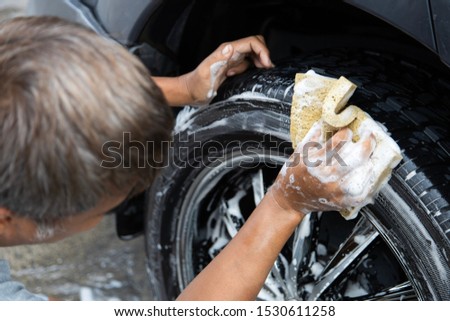 The pattern cleaning wheel (car care)