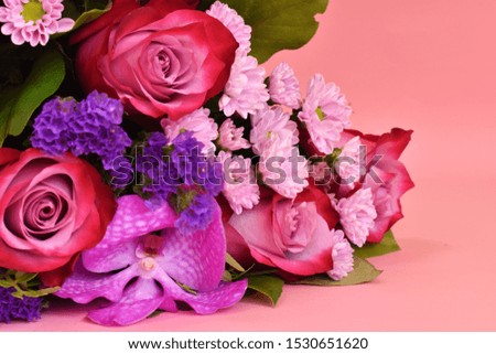 Floral tender pink background for the designer. Beautiful romantic flowers on a postcard. Designer floral blank for  wallpaper.