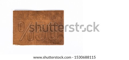 Black Friday sale shopping banner. Mockup of special day.