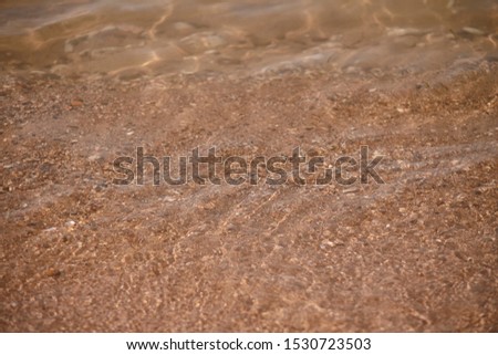 Water of Mediterranean Sea in Sicily