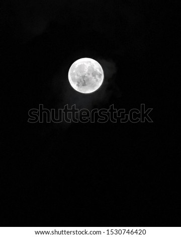 The Hunter's moon was out in full in Preston, Lancashire 