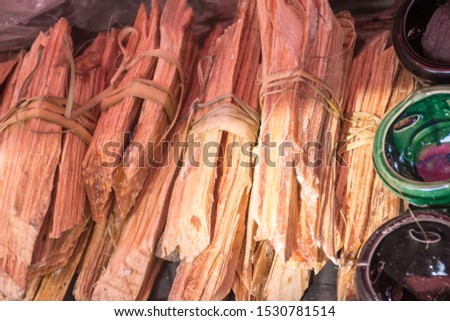 copal and incense for offerings