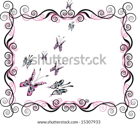 Abstract love frame