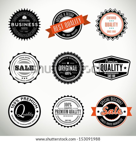 Corporate Seal Stamp Template Vector