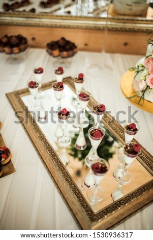 wedding day sweet dessert table 