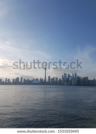 Toronto landscape city skyline CN tower