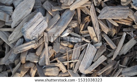 wooden chunks background gray and brown