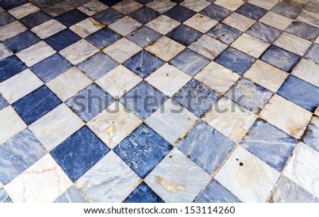 Ancient marble floor
