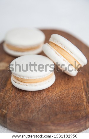 
French macaroons with fruit filling