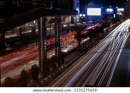 
long exposure in the streets of jogja
