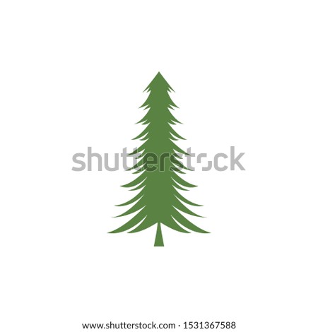 pine tree logo vector illustration