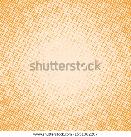 orange background. Vector cartoon fighting style illustration isolated vector.